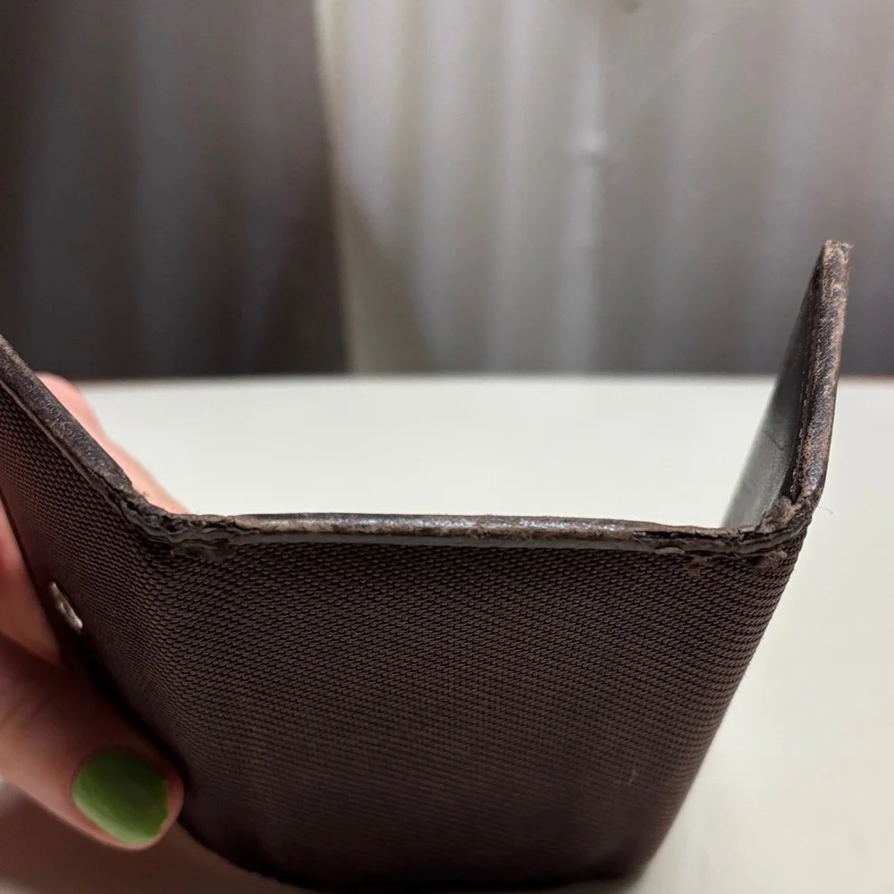 Vintage Burberry Brown Canvas Key Holder - Picture 9 of 10